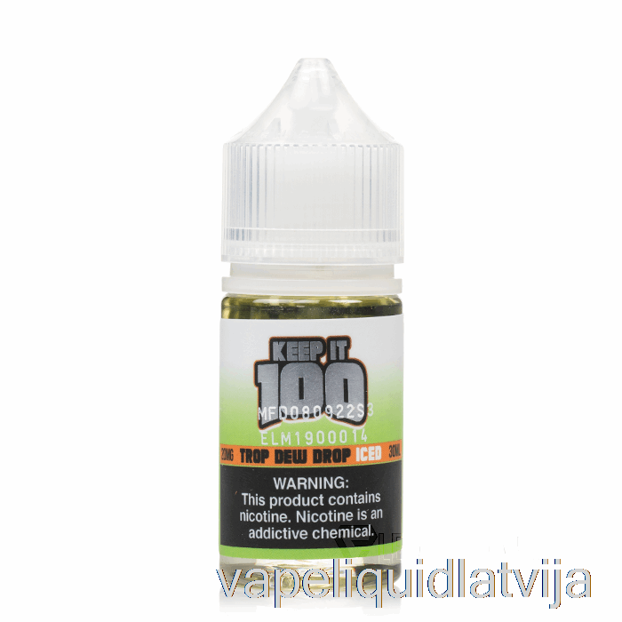 Ledus Tropu Rasas Piliens - Paturiet To 100 Sāļi - 30 Ml 20 Mg Vape šķidrums